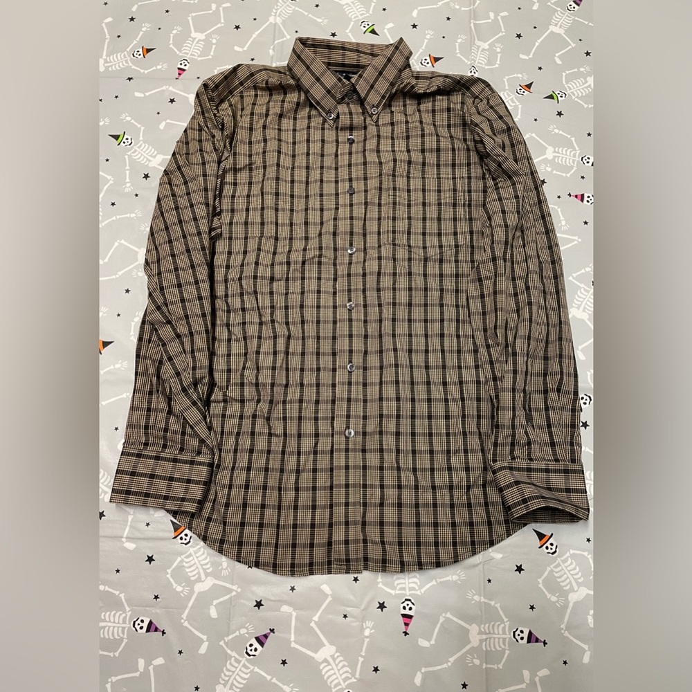 Dockers Men’s Button Up Shirt Size L 16/16 1/2